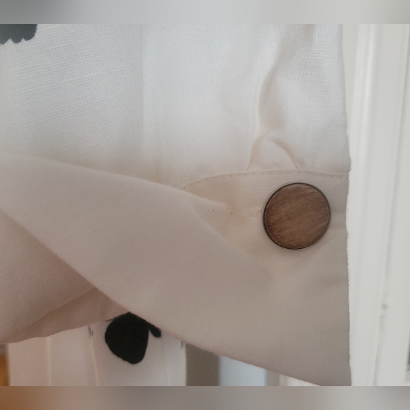 Zara Cream and Black Floral Mini Dress - Picture 6 of 8